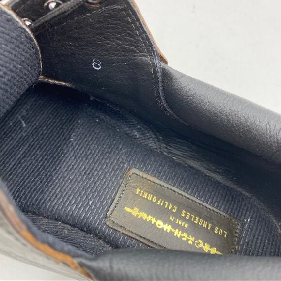 Broken Homme Reyes Oxford Leather Shoes Vibram Soles - Picture 5 of 8